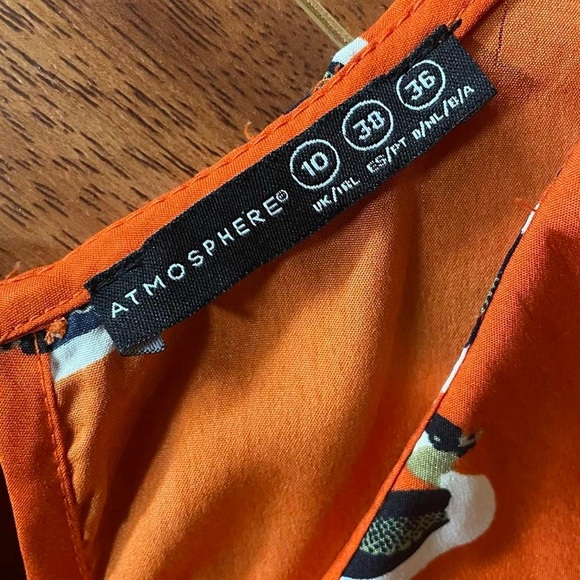 Atmosphere UK Duck Print Sleeveless Blouse - Size UK 10 - Picture 5 of 8